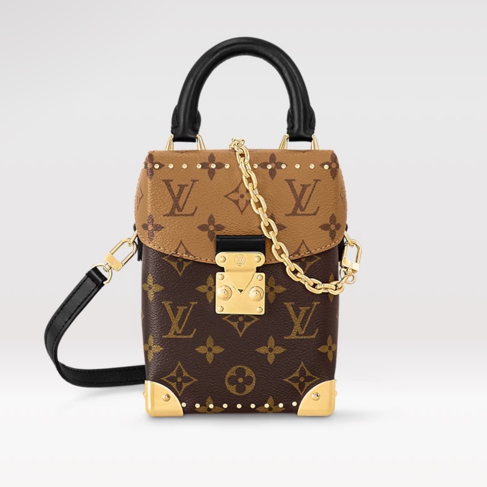Louis Vuitton Monogram & Monogram Reverse coated Canvas Camera Box Bag